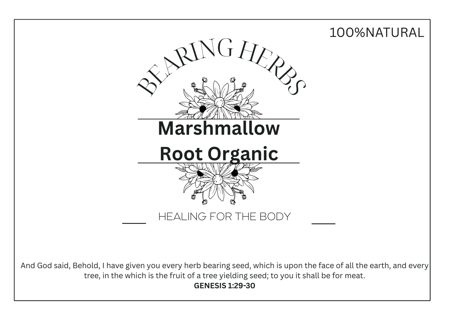 Organic Marshmallow Root