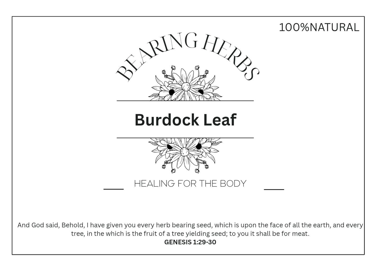 Burdock Leafs
