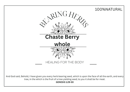 Vitex chasteberry whole