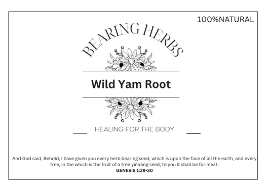 Wild Yam Root