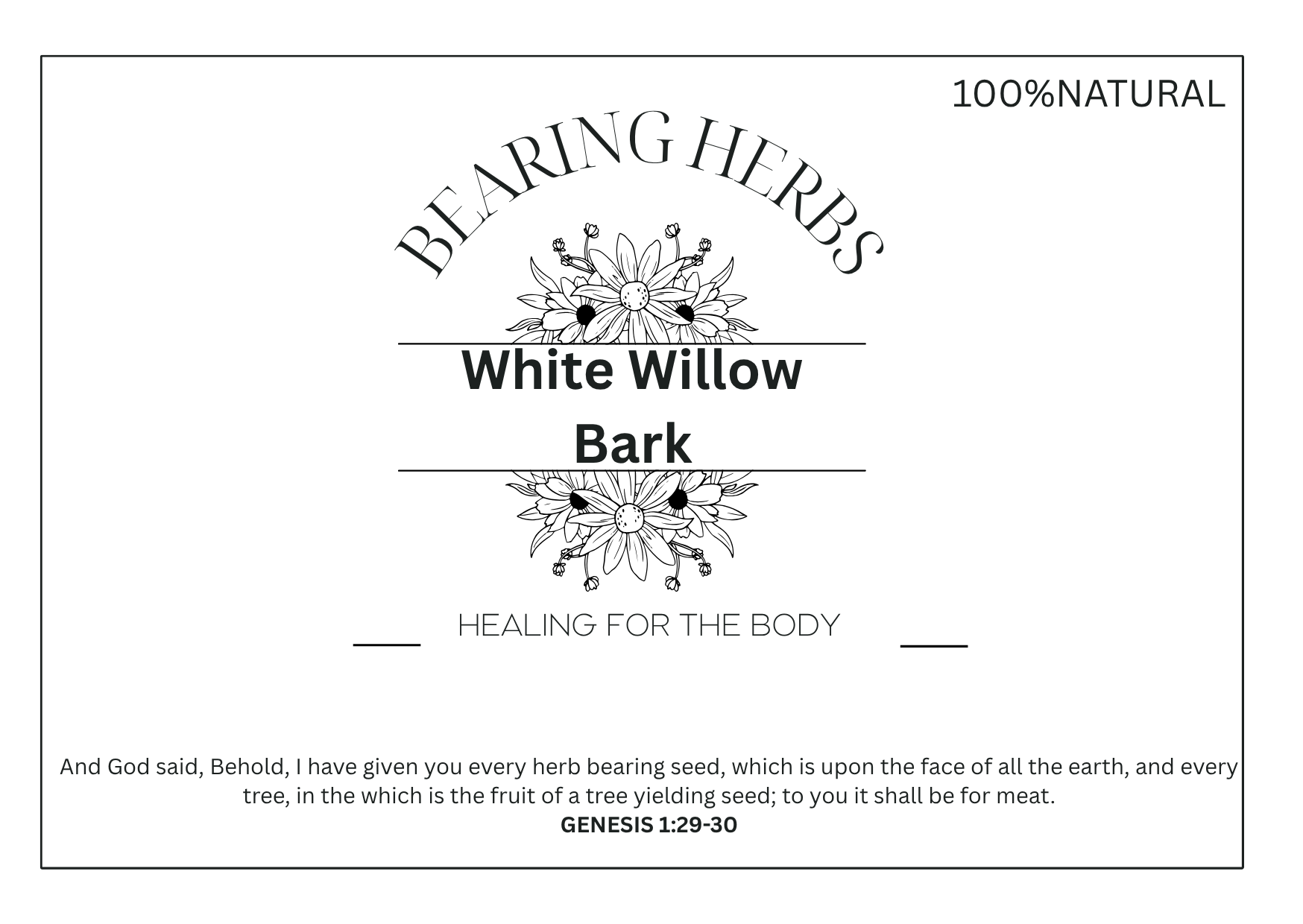 White Willow Bark
