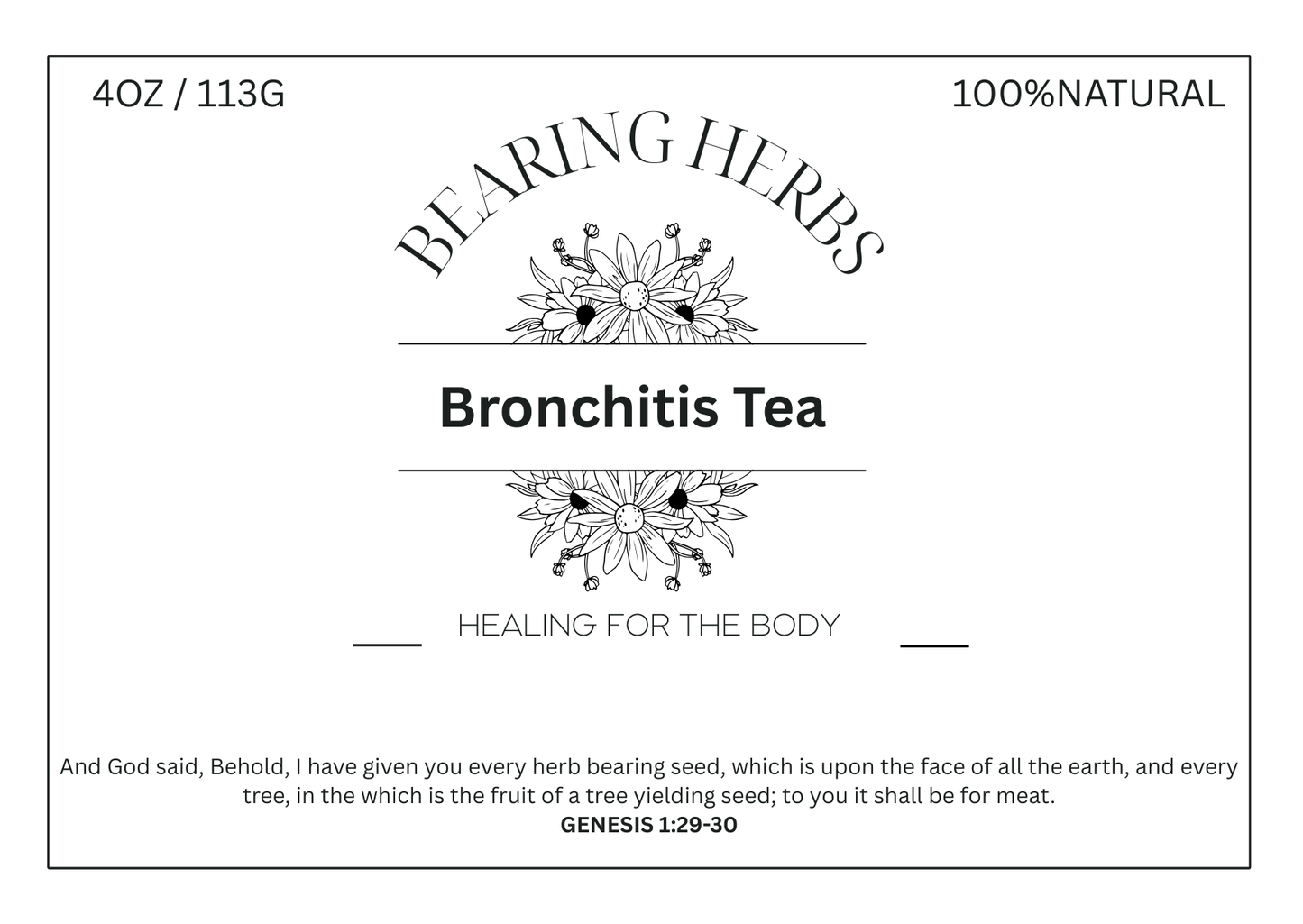 Bronchitis Tea