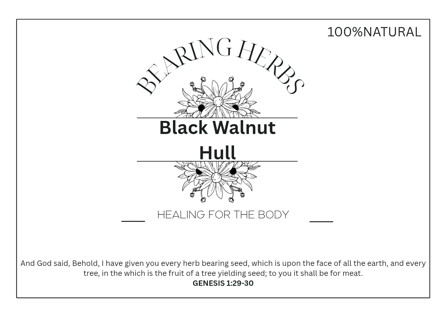 Black Walnut Hulls
