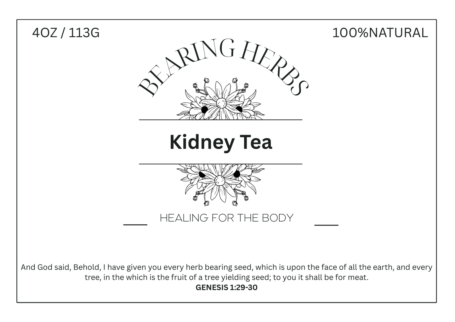 Kidney Tea