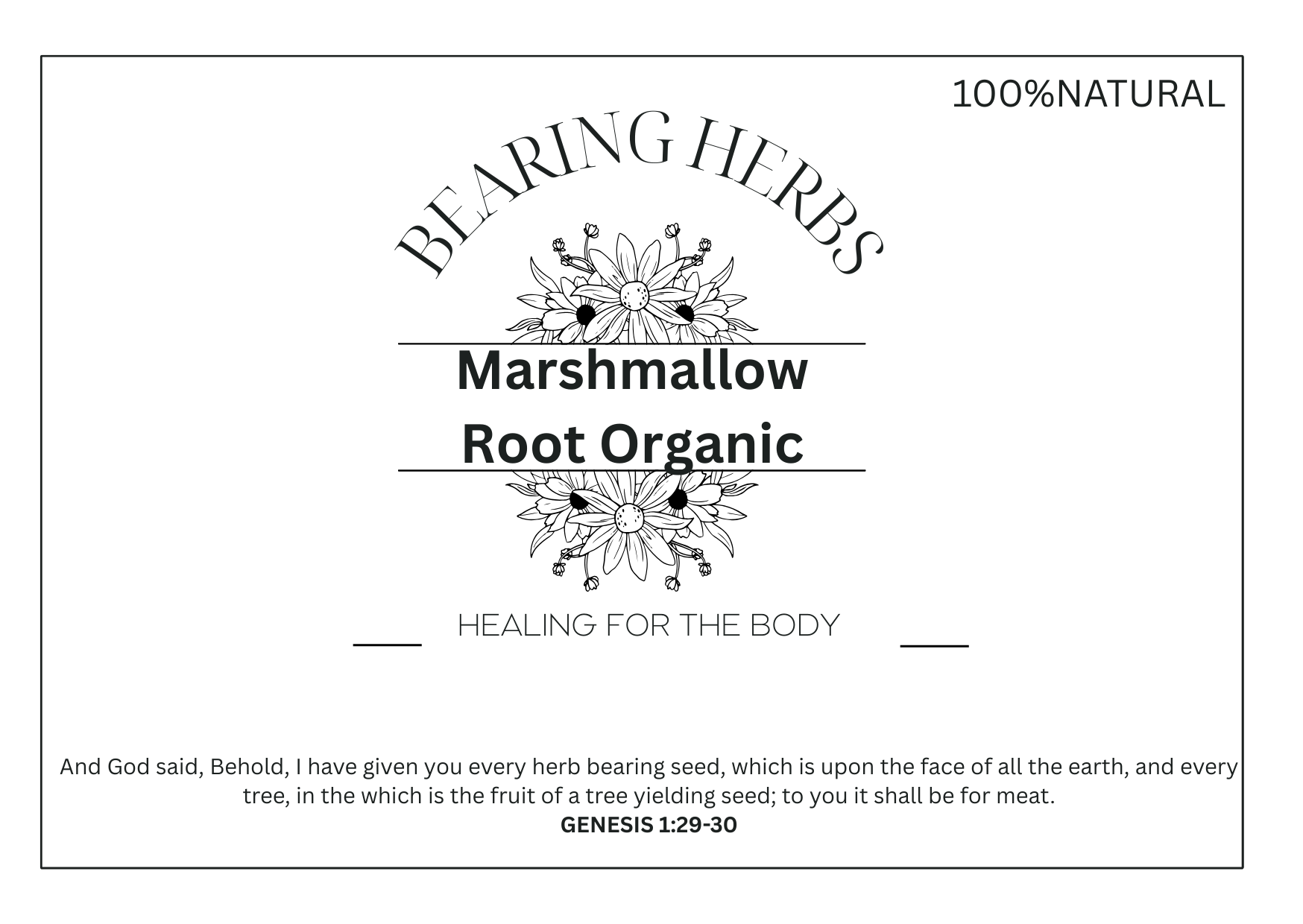 Organic Marshmallow Root