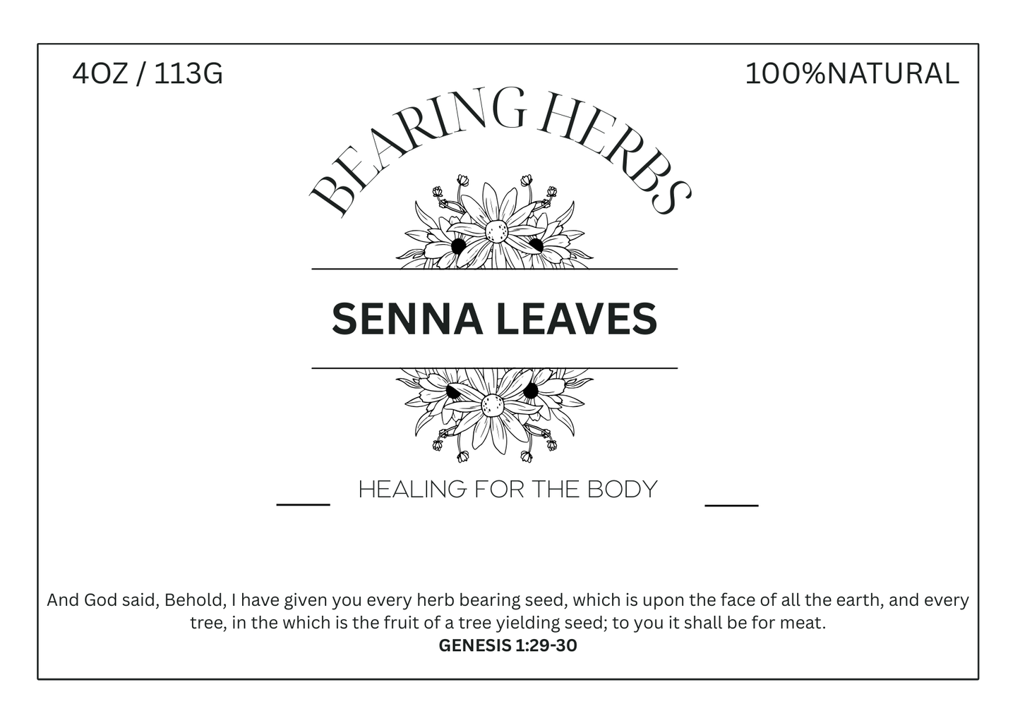 Senna Leaves